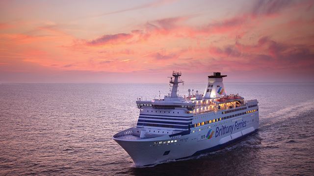 Take a family holiday by ferry: sailing at sunset
